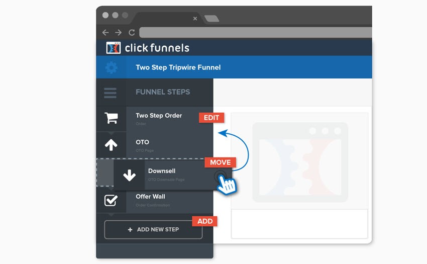 Click-Funnel-drag-and-drop-editor  
