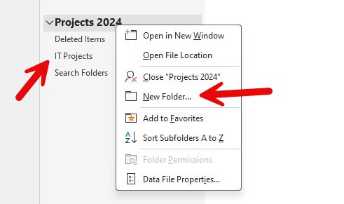 Create-sub-folders-in-PST-file  